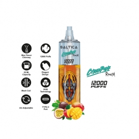 Saltica Cyberpunk 12000 Mango Passion Fruit