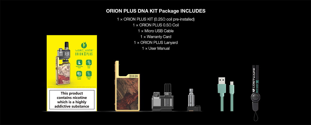 Orion plus kutu içeriği